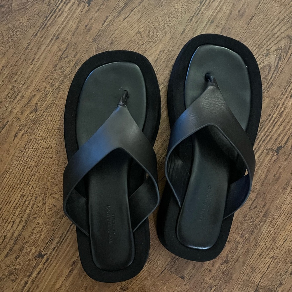 Tony Bianco Ives Leather Thong Sandals